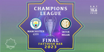 Final champions league 2023 @ Fattoush Bar