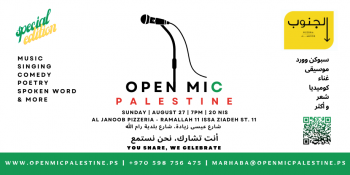 Open Mic Palestine - Ramallah