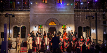 أمسية طربية في حديقة المعهد الوطني للموسيقى في القدس