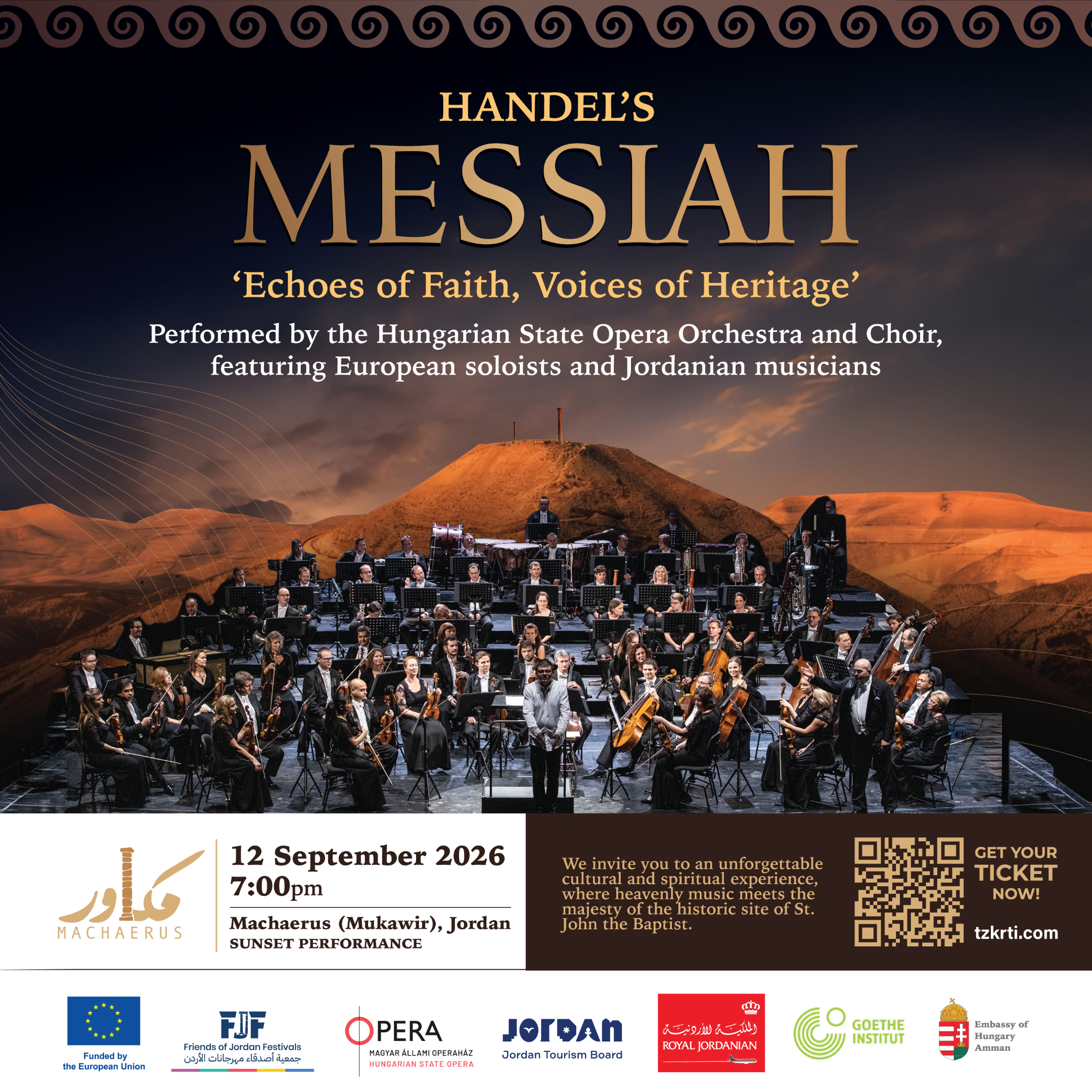 Handel's Messiah at Machaerus, Jordan